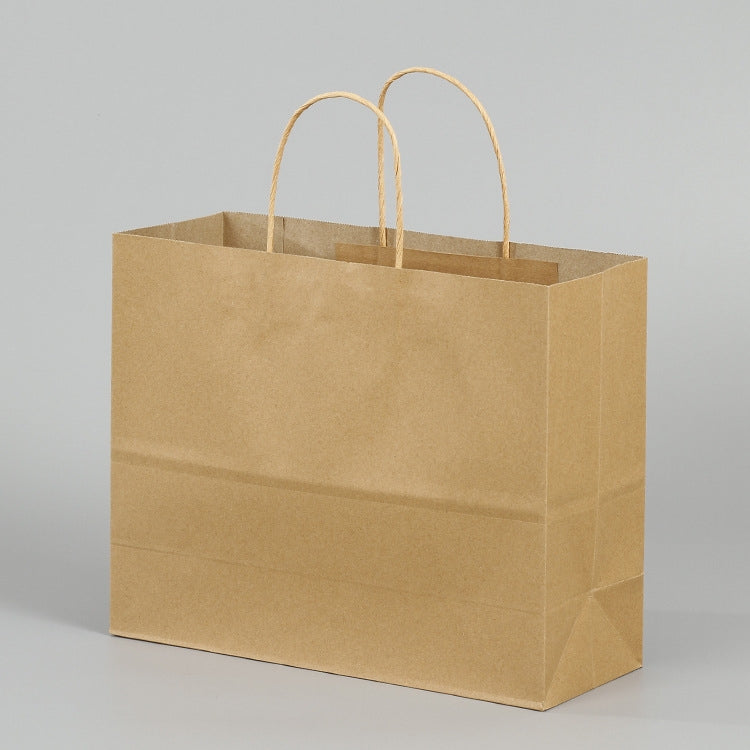10 PCS Elegant Kraft Paper Bag With Handles for Wedding/Birthday Party/Jewelry/Clothes, 16x22x8cm, 22x27x11cm, 12x15x6cm, 26x33x12cm, 32x25x11cm, 42x31x12cm