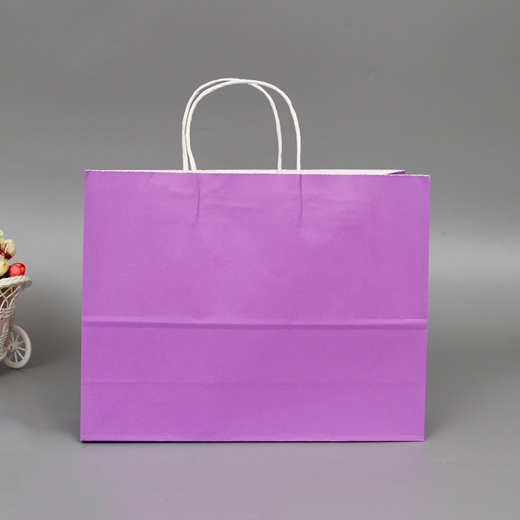 10 PCS Elegant Kraft Paper Bag With Handles for Wedding/Birthday Party/Jewelry/Clothes, 16x22x8cm, 22x27x11cm, 12x15x6cm, 26x33x12cm, 32x25x11cm, 42x31x12cm
