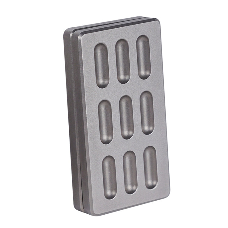 FS01 Stainless Steel Metal Magnetic Push Card Decompression Toy Fingertip Gyro, B Model, C Model, D Model