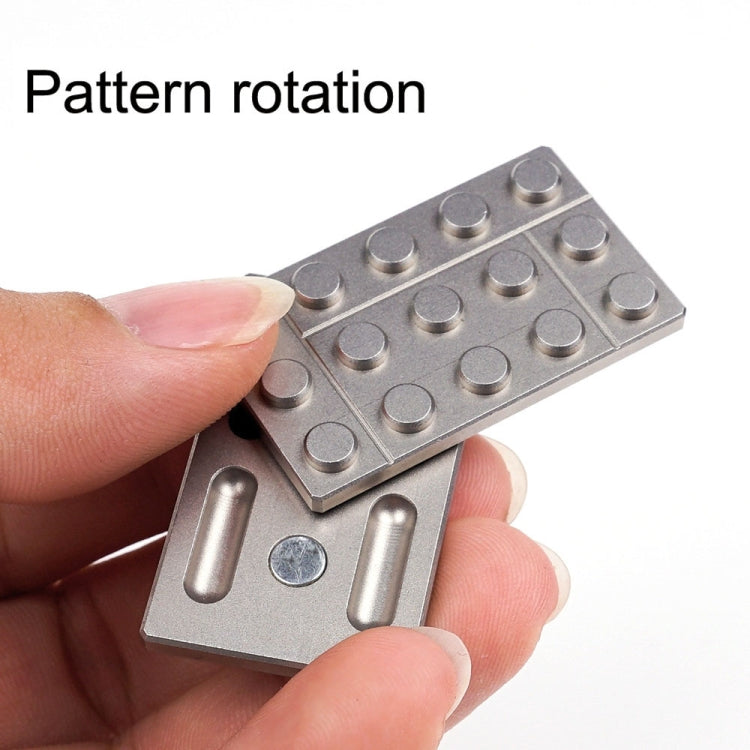 FS01 Stainless Steel Metal Magnetic Push Card Decompression Toy Fingertip Gyro, B Model, C Model, D Model