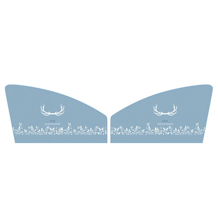 1 Pair Car Window Magnet Sunshade Curtain Heat Insulation Sun Block, 1 Pair (Hedgehog), 1 Pair (Blue Owl), 1 Pair (Antlers), 1 Pair (Kangaroo), 1 Pair (Catman)