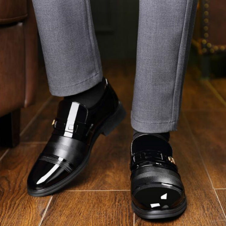 Men Summer Hole Shoe Slip-on Dress Business Shoes, 38, 39, 40, 41, 42, 43, 44, 45, 46, 47, 48