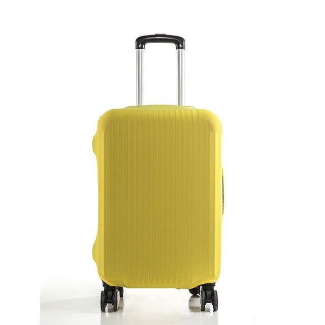 Solid Color Elastic Luggage Cover Travel Suitcase Dust Cover, L