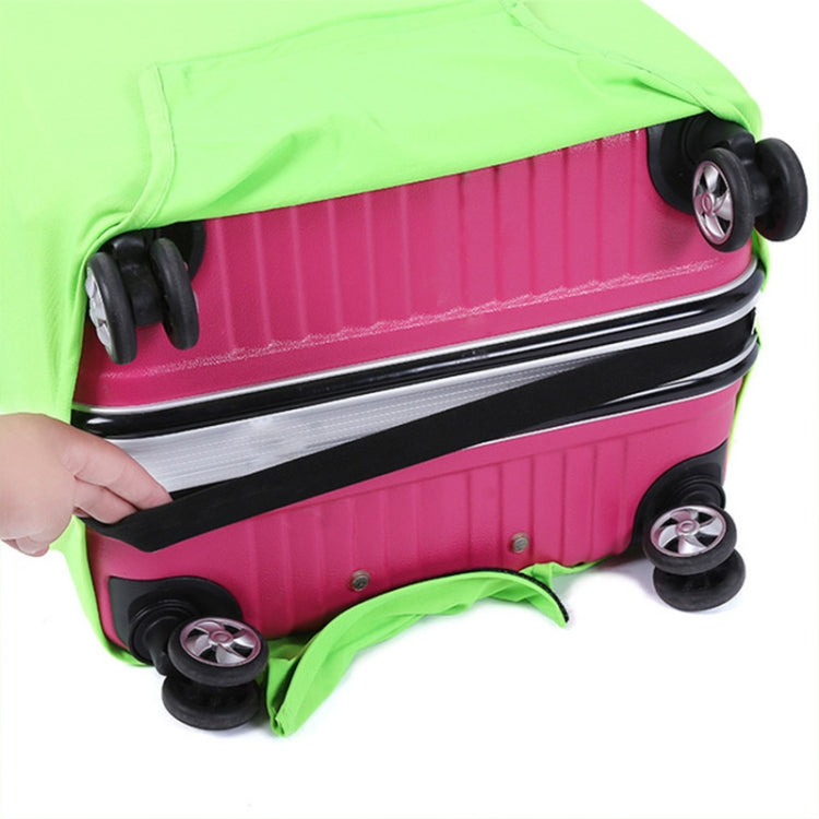 Solid Color Elastic Luggage Cover Travel Suitcase Dust Cover, L