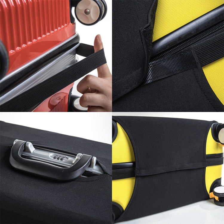 Solid Color Elastic Luggage Cover Travel Suitcase Dust Cover, L