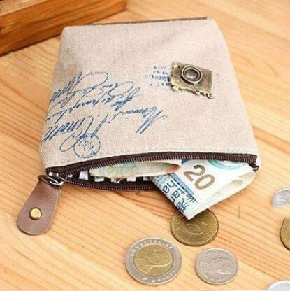 Vintage Mini Coin Purse Pouch Bag Holders Gift Wallets Classic Nostalgic Storage Bag