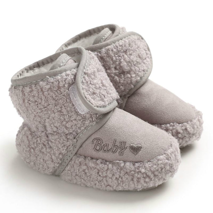 Newborn Baby 0-1 Years Old in Autumn and Winter Keep Warm Soft Bottom Toddler Shoes, Inner Length 11cm, Inner Length 12cm, Inner Length 13cm