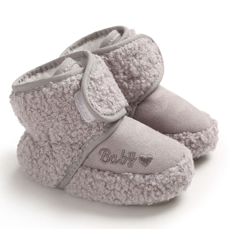 Newborn Baby 0-1 Years Old in Autumn and Winter Keep Warm Soft Bottom Toddler Shoes, Inner Length 11cm, Inner Length 12cm, Inner Length 13cm