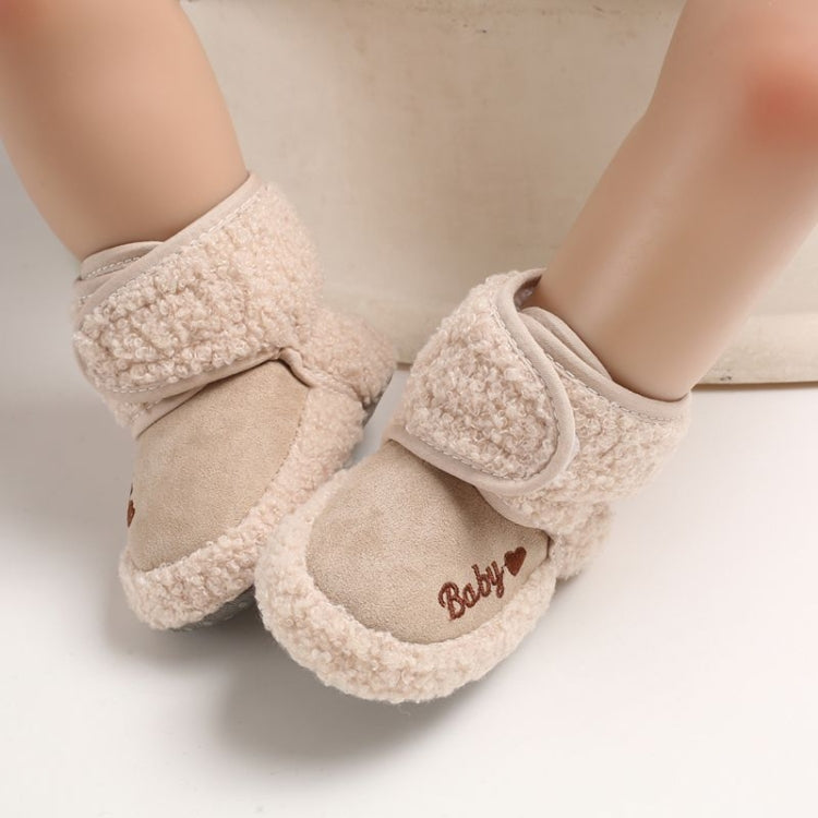 Newborn Baby 0-1 Years Old in Autumn and Winter Keep Warm Soft Bottom Toddler Shoes, Inner Length 11cm, Inner Length 12cm, Inner Length 13cm