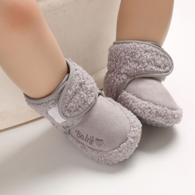 Newborn Baby 0-1 Years Old in Autumn and Winter Keep Warm Soft Bottom Toddler Shoes, Inner Length 11cm, Inner Length 12cm, Inner Length 13cm
