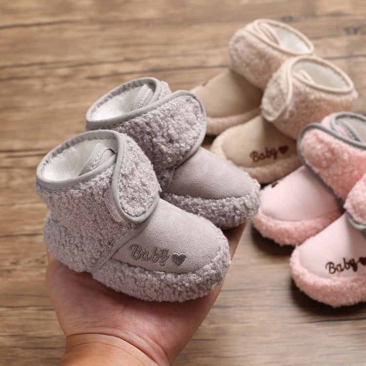 Newborn Baby 0-1 Years Old in Autumn and Winter Keep Warm Soft Bottom Toddler Shoes, Inner Length 11cm, Inner Length 12cm, Inner Length 13cm