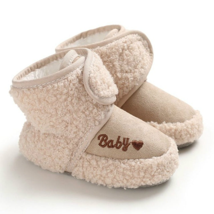 Newborn Baby 0-1 Years Old in Autumn and Winter Keep Warm Soft Bottom Toddler Shoes, Inner Length 11cm, Inner Length 12cm, Inner Length 13cm