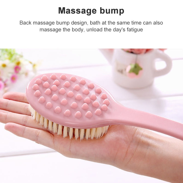 Long Handle Bath Brush Soft Hair Bath Brush with Massage Back Brush