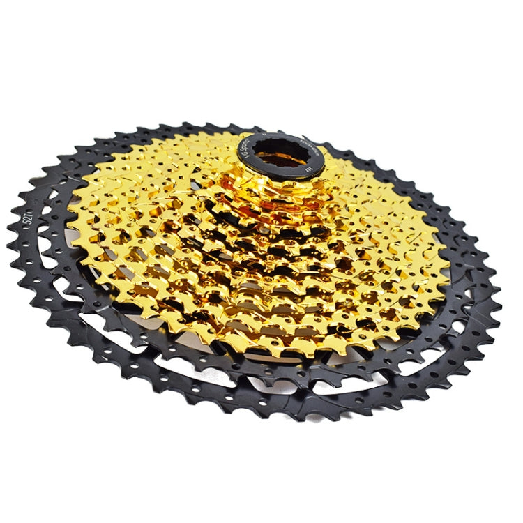 VG Sports Split Mountain Bike Lightweight Cassette Flywheel, 9 Speed 42T (Gold), 10 Speed 42T (Gold), 10 Speed 50T (Gold), 11 Speed 50T (Gold), 11 Speed 52T (Gold), 12 Speed 50T (Gold), 12 Speed 52T (Gold)