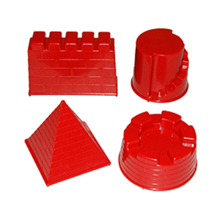 4 PCS Children Educational Toys Castle Molds Play Sand Tools, Educational Toys