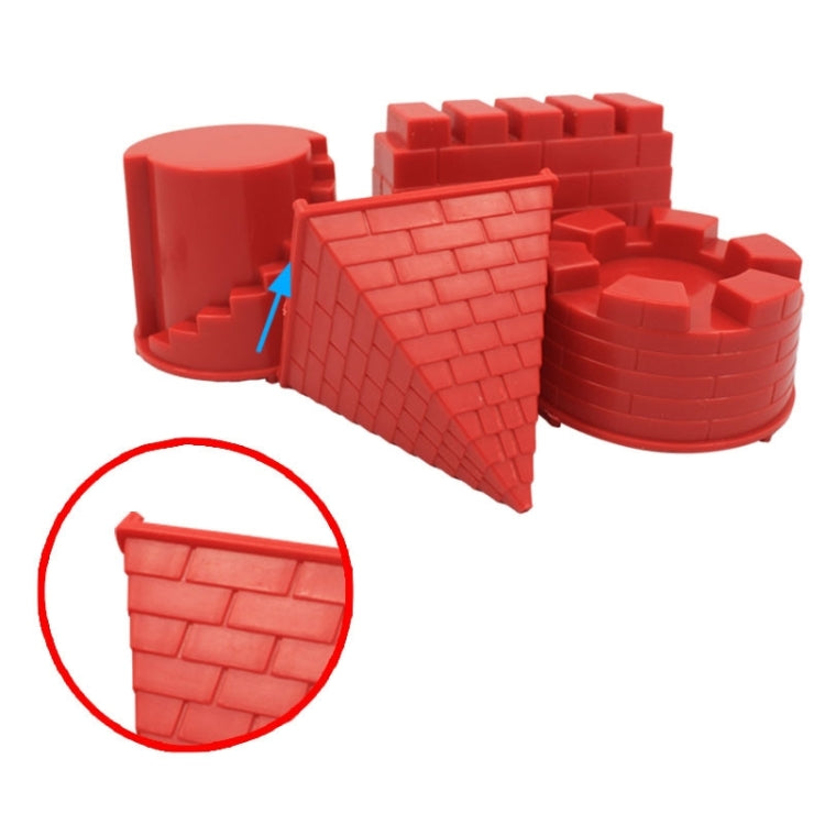 4 PCS Children Educational Toys Castle Molds Play Sand Tools, Educational Toys