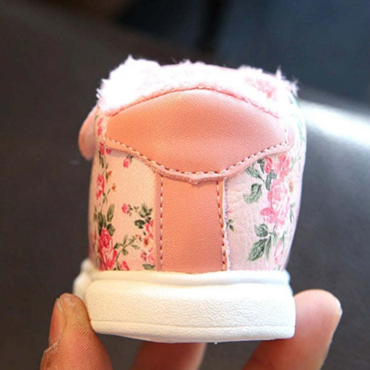 Winter Print Flower PU Leather Infant Warm Snow Boots, 15 White, 16 White, 17 White, 18 White, 19 White, 21 White, 22 White, 23 White, 24 White, 25 White, 15 Black, 16 Black, 17 Black, 18 Black, 19 Black, 21 Black, 22 Black, 23 Black, 24 Black, 25 Blac...