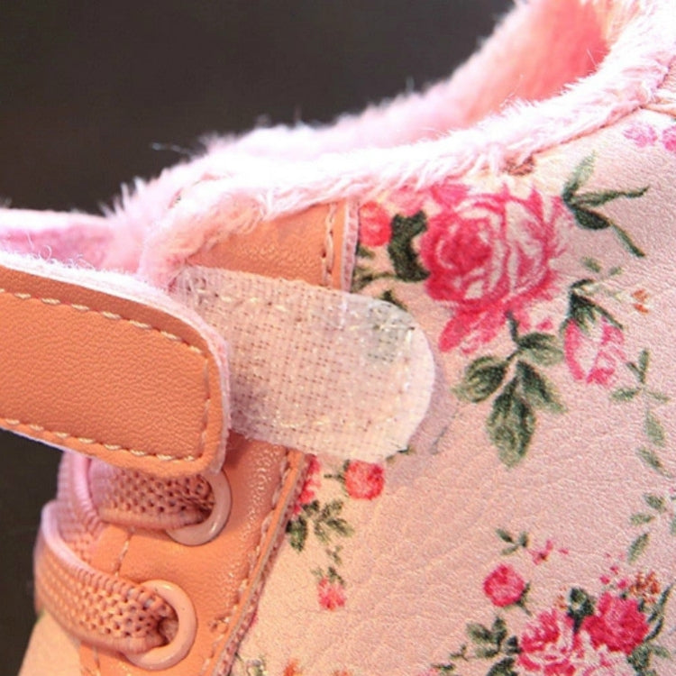 Winter Print Flower PU Leather Infant Warm Snow Boots, 15 White, 16 White, 17 White, 18 White, 19 White, 21 White, 22 White, 23 White, 24 White, 25 White, 15 Black, 16 Black, 17 Black, 18 Black, 19 Black, 21 Black, 22 Black, 23 Black, 24 Black, 25 Blac...
