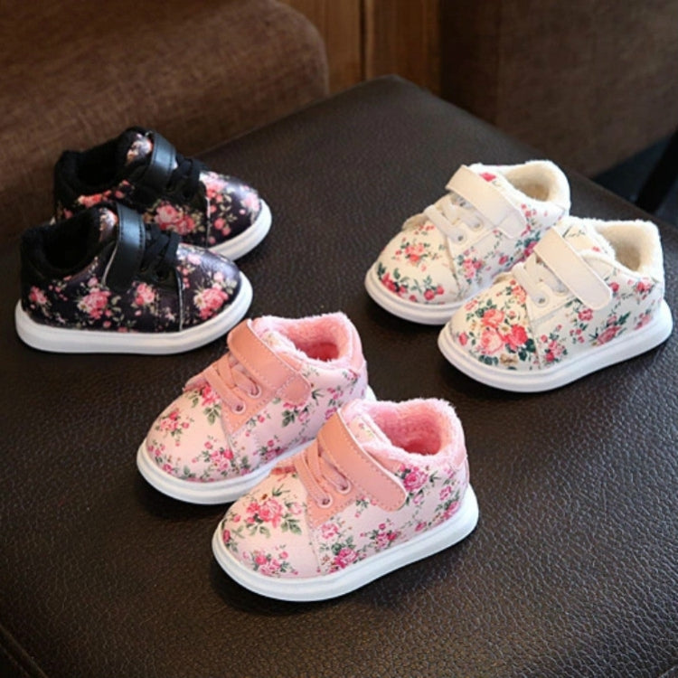 Winter Print Flower PU Leather Infant Warm Snow Boots, 15 White, 16 White, 17 White, 18 White, 19 White, 21 White, 22 White, 23 White, 24 White, 25 White, 15 Black, 16 Black, 17 Black, 18 Black, 19 Black, 21 Black, 22 Black, 23 Black, 24 Black, 25 Blac...