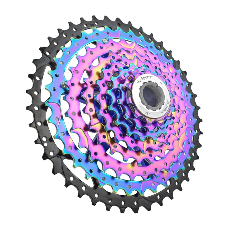 VG Sports Split Mountain Bike Lightweight Cassette Flywheel, 8 Speed 42T (Colorful), 9 Speed 42T (Colorful), 10 Speed 42T (Colorful), 10 Speed 50T (Colorful), 11 Speed 40T (Colorful), 11 Speed 50T (Colorful), 12 Speed 50T (Colorful)