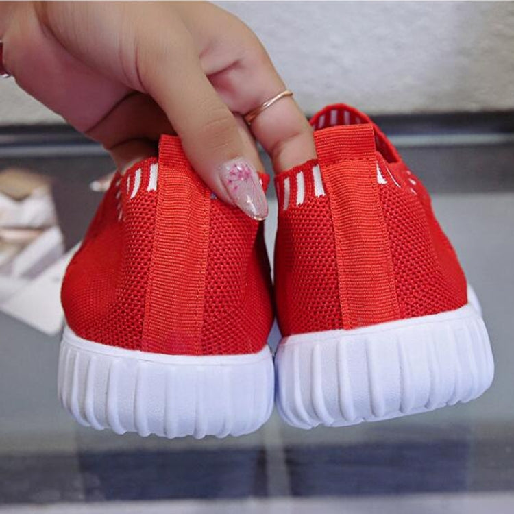 New Large Size The Trend Of Women Shoes Wild Sports Leisure Flying Running Shoes, 35, 36, 37, 38, 39, 40, 41, 42, 43