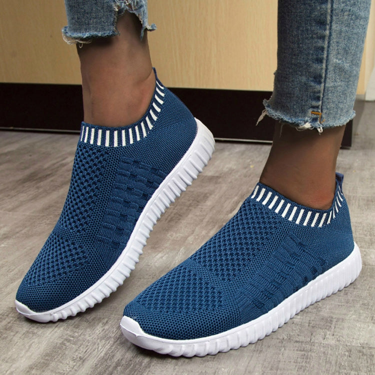 New Large Size The Trend Of Women Shoes Wild Sports Leisure Flying Running Shoes, 35, 36, 37, 38, 39, 40, 41, 42, 43