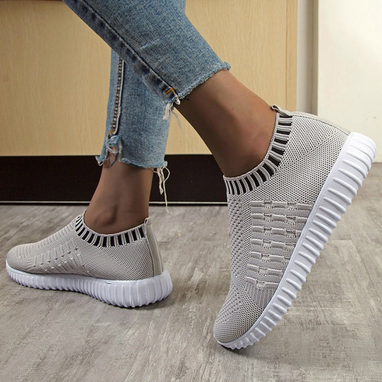 New Large Size The Trend Of Women Shoes Wild Sports Leisure Flying Running Shoes, 35, 36, 37, 38, 39, 40, 41, 42, 43