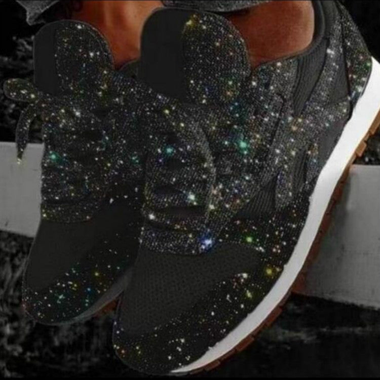 Autumn and Winter Sponge Sequins Breathable Platform Sports Shoes, 35, 36, 37, 38, 39, 40, 41, 42, 43
