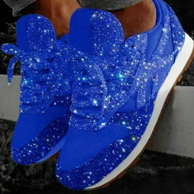 Autumn and Winter Sponge Sequins Breathable Platform Sports Shoes, 35, 36, 37, 38, 39, 40, 41, 42, 43