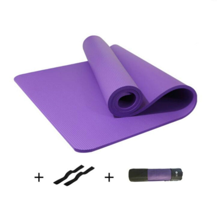 Men and Women Beginners Home Non-slip Yoga Mat with Straps & Tutorial & Net Bag, 1850 x 900 x 10mm Princess Pink, 1850 x 900 x 15mm Princess Pink, 1850 x 900 x 10mm Purple, 1850 x 900 x 15mm Purple, 1850 x 900 x 10mm Pink, 1850 x 900 x 15mm Pink