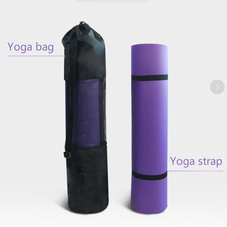 Men and Women Beginners Home Non-slip Yoga Mat with Straps & Tutorial & Net Bag, 1850 x 900 x 10mm Princess Pink, 1850 x 900 x 15mm Princess Pink, 1850 x 900 x 10mm Purple, 1850 x 900 x 15mm Purple, 1850 x 900 x 10mm Pink, 1850 x 900 x 15mm Pink