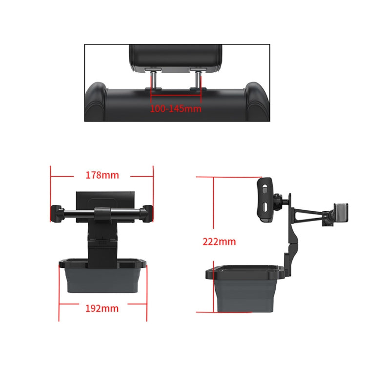 CHZ-12 Car Rear Pillow Telescopic Bracket Car Seat Phone Holder, CHZ-12
