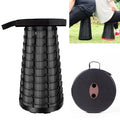 Outdoor Portable Folding Telescopic Plastic Stool Camping Fishing Garden Stool, 47cm(Black), 47cm(Red), 47cm(Yellow), 47cm(Green), 47cm(Purple)