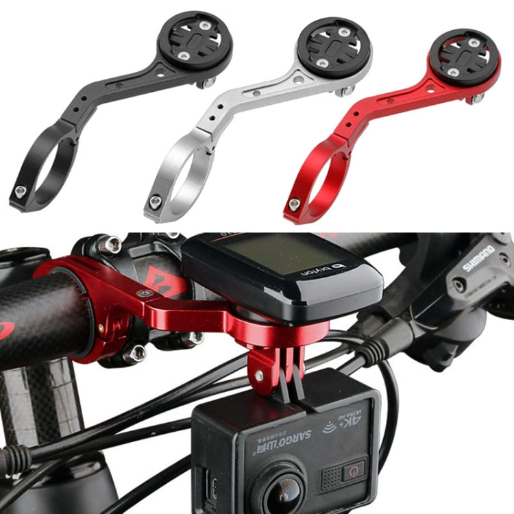 Bicycle Aluminum Alloy Code Table Frame Universal Code Table Extension Flashlight Bracket, (Black), (Red), (Silver)