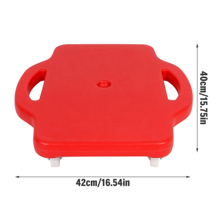 Children Square Four-wheel Scooter Balance Training Equipment, Blow Molding Red One, Thickened Rotomolding Red One