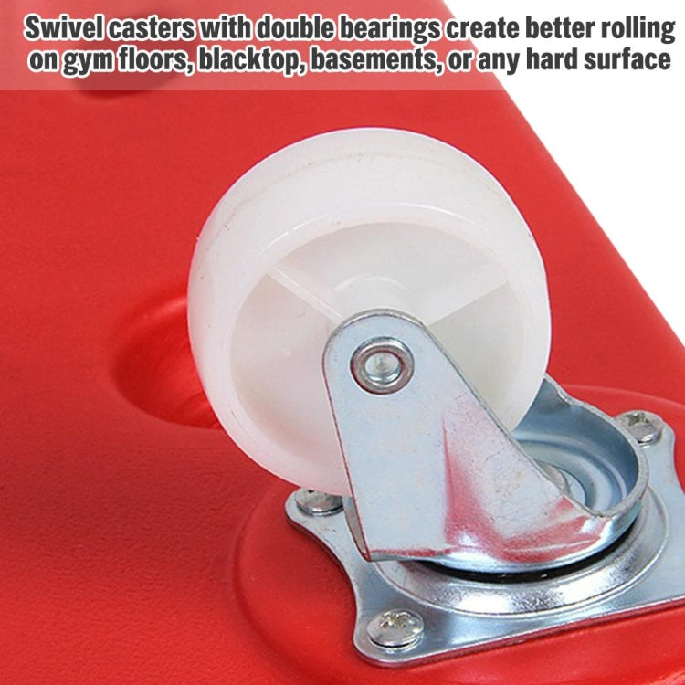 Children Square Four-wheel Scooter Balance Training Equipment, Blow Molding Red One, Thickened Rotomolding Red One