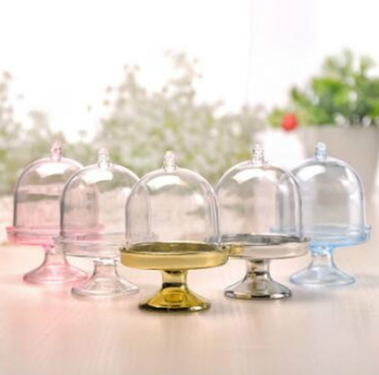 12 PCS Creative Plastic Small Candy Box Transparent Lampshade Mini Food Play Tray Shaped Candy Box Toy, Candy Box Toy(Pink), Candy Box Toy(Transparent), Candy Box Toy(Gold), Candy Box Toy(Silver), Candy Box Toy(Blue)