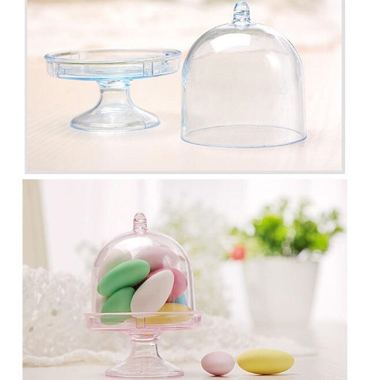 12 PCS Creative Plastic Small Candy Box Transparent Lampshade Mini Food Play Tray Shaped Candy Box Toy, Candy Box Toy(Pink), Candy Box Toy(Transparent), Candy Box Toy(Gold), Candy Box Toy(Silver), Candy Box Toy(Blue)