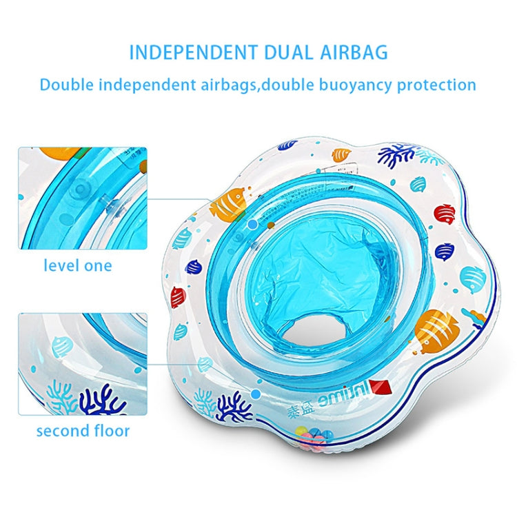 Intime PVC Infant Thick Double Underarm Swimming Ring Sitting Ring, Double Underarm Swimming Ring(Pink), Double Underarm Swimming Ring(Blue), Double Underarm Swimming Ring(Green)