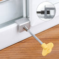 Child Safety Guard Anti-Theft Door Window Stopper, Single Hole, Double Hole