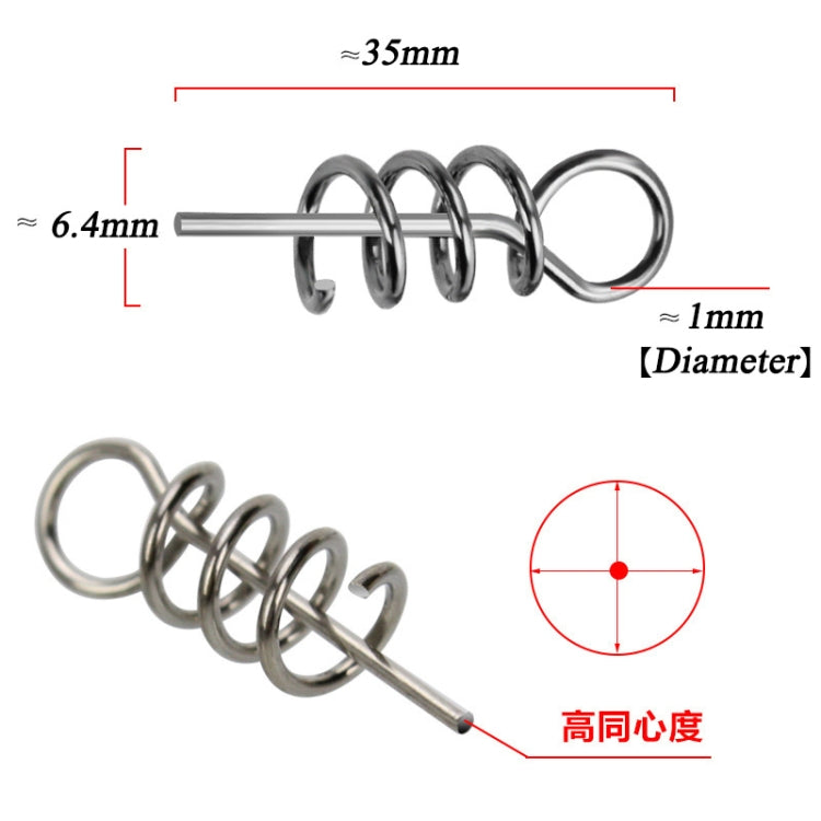 20 in 1 Luya Accessories Spring Pin For Lock Pin Soft Bait, 1.5CM 50 PCS, 3.5CM 50 PCS, 1.5CM 100 PCS, 3.5CM 100 PCS