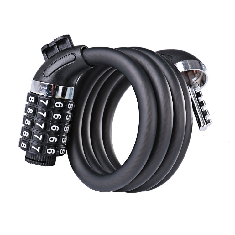 WHEEL UP Bicycle Lock Anti-theft Mountain Bike Password Lock Steel Cable Lock Bicycle Riding Accessories Universal, Password type, Key type