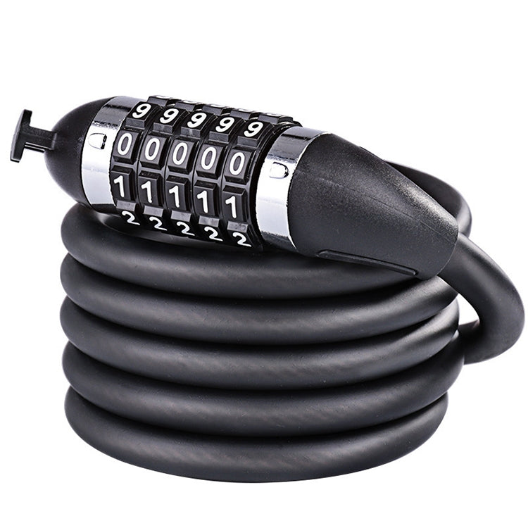 WHEEL UP Bicycle Lock Anti-theft Mountain Bike Password Lock Steel Cable Lock Bicycle Riding Accessories Universal, Password type, Key type