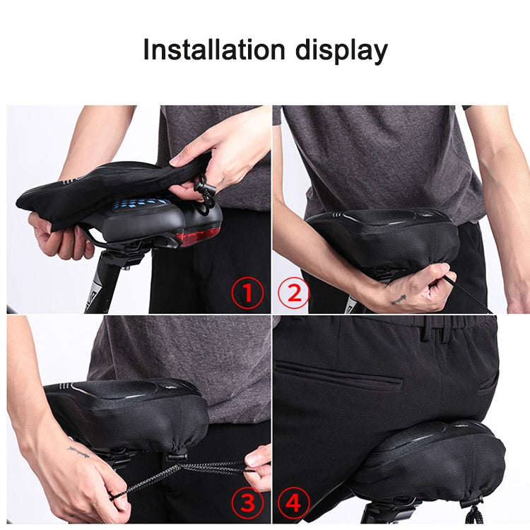 WHEEL UP Mountain Bike Cushion Cover Thicken and Comfortable Soft Bike Widen Sponge Cushion Cover for Four Seasons, LF32005M-L, LF32005M-S