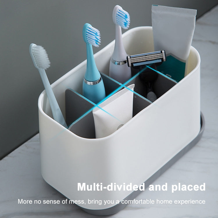 Removable Toothbrush Toothpaste Storage Toilet Set Shelf