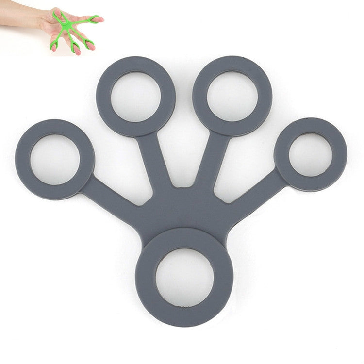 Silicone Finger Trainer Device Fan-shaped Pull Ring, Fan-shaped Light Green, Fan-shaped Grass Green, Fan-shaped Dark Green, Fan-shaped Light Gray, Fan-shaped Dark Gray, Fan-shaped Black