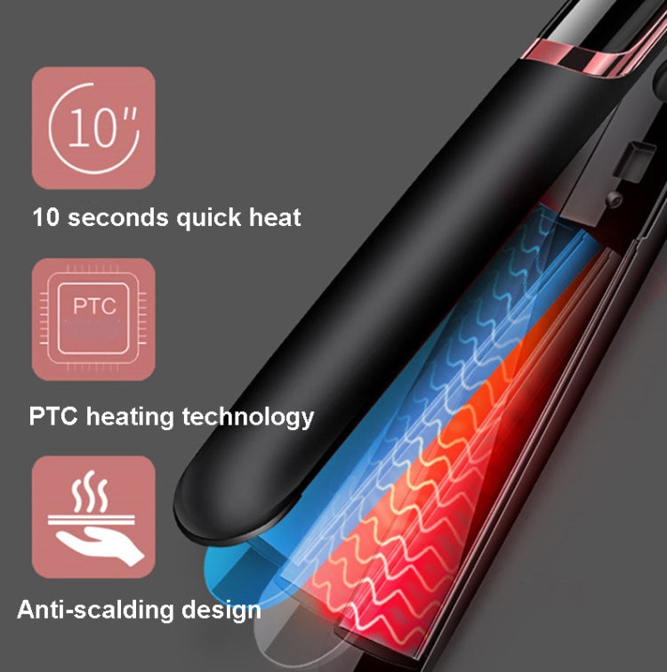 35W 2 In 1 Curling and Straightening Dual-use Electric Splin,Specification:, EU Plug, US Plug, UK Plug, AU Plug