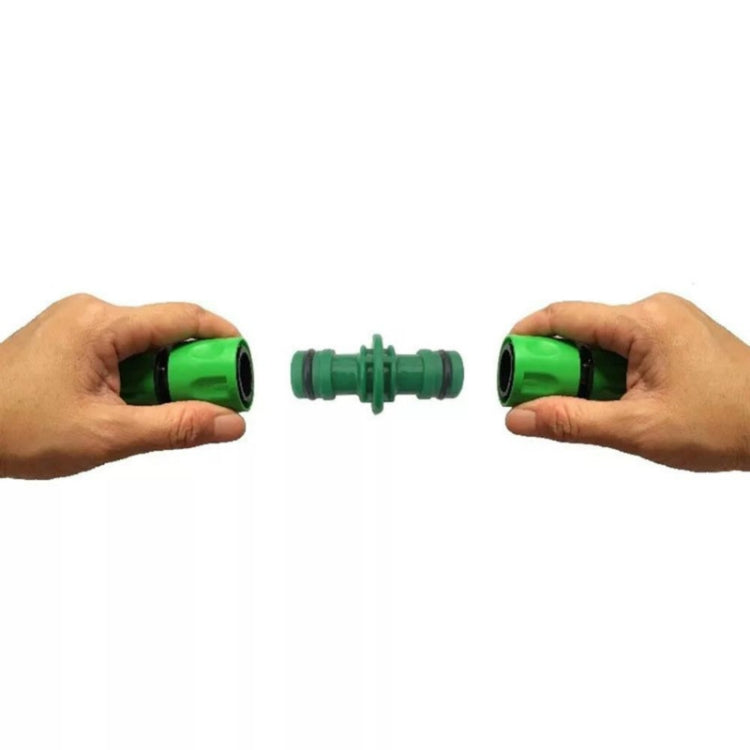 2 PCS 4 Point Two-way Pacifier Repair Extension Hose Quick Connector Plastic Garden Tool, 2pcs