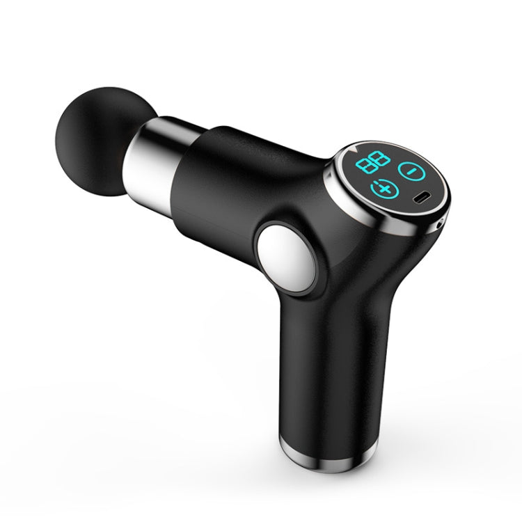 K515 Mini Fascia Gun Fitness Relax Muscle Massage Gun, LCD Version 32 Gears (Black), LCD Version 32 Gears (Silver Gray), LCD Version 32 Gears (Red), LCD Version 32 Gears (Green)