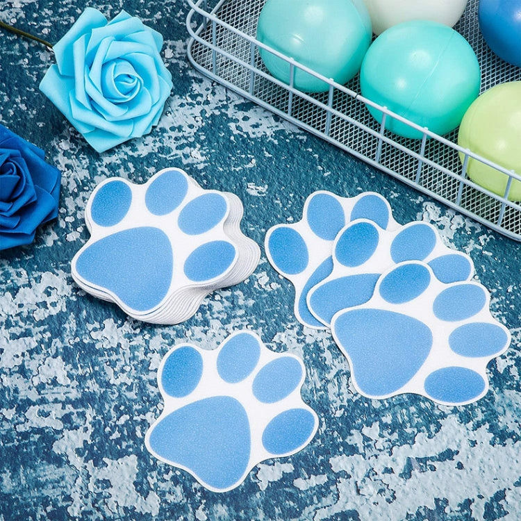 10 PCS PEVA Non-Slip Sticker Bathtub Cartoon Non-Slip Sticker, 11.4x11.4cm, 8x8cm, Dog Paw Print 8x8cm, Dog Paw Print 11.4x11.4cm